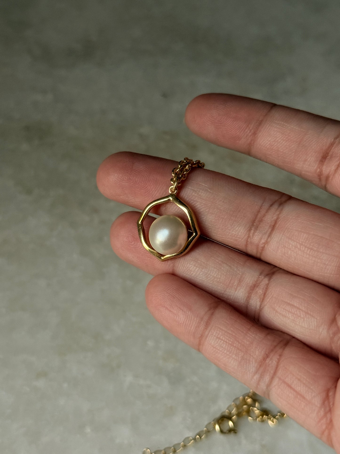 minimalist 925 sterling silver gold plated pearl jewelry