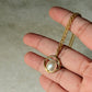 genuine pearl necklace handmade in gold plated 925 sterling silver