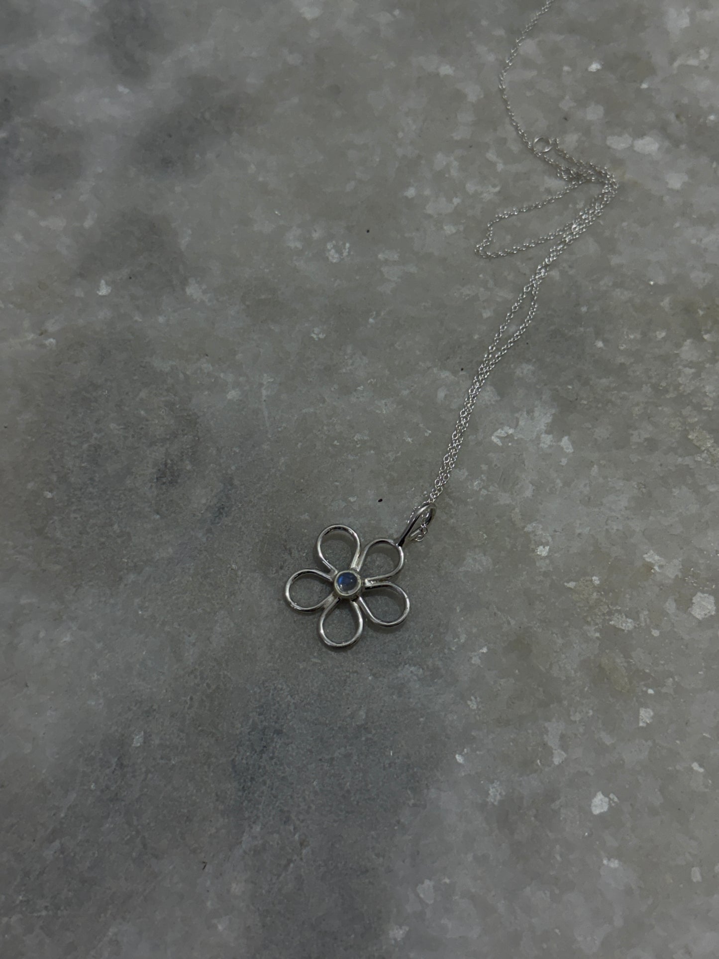 Moonstone Floral Dream 925 Sterling Silver Pendant