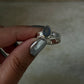 Labradorite Pear Tribal Boho Band  925 Sterling Silver Ring