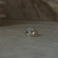 Blue Topaz Rectangle Double Chevron Vintage Style 925 Sterling Silver Ring
