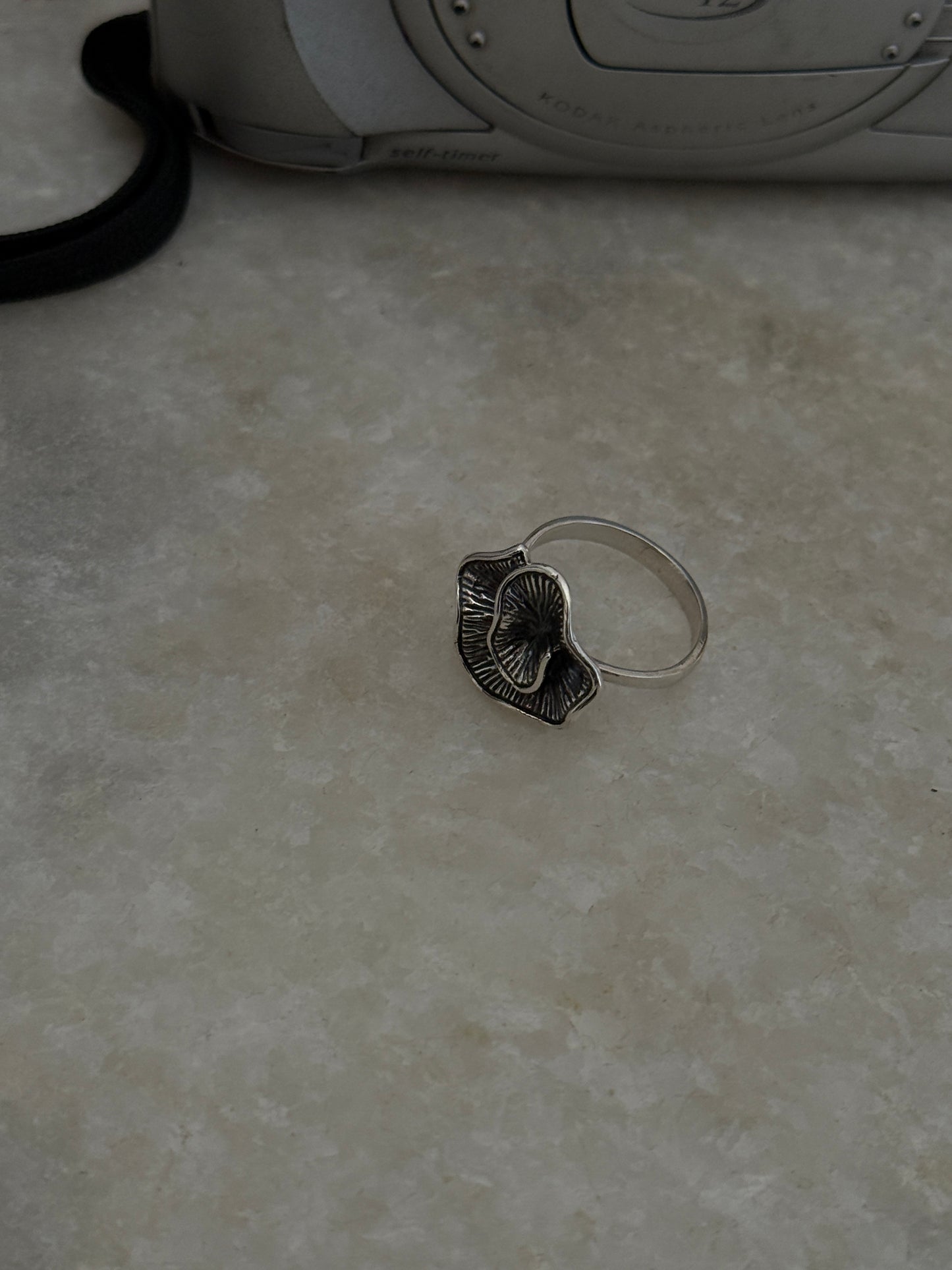 Shell Spiral 925 Sterling Silver Ring