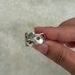 Thick vintage Filigree Motif 925 Sterling Silver Ring