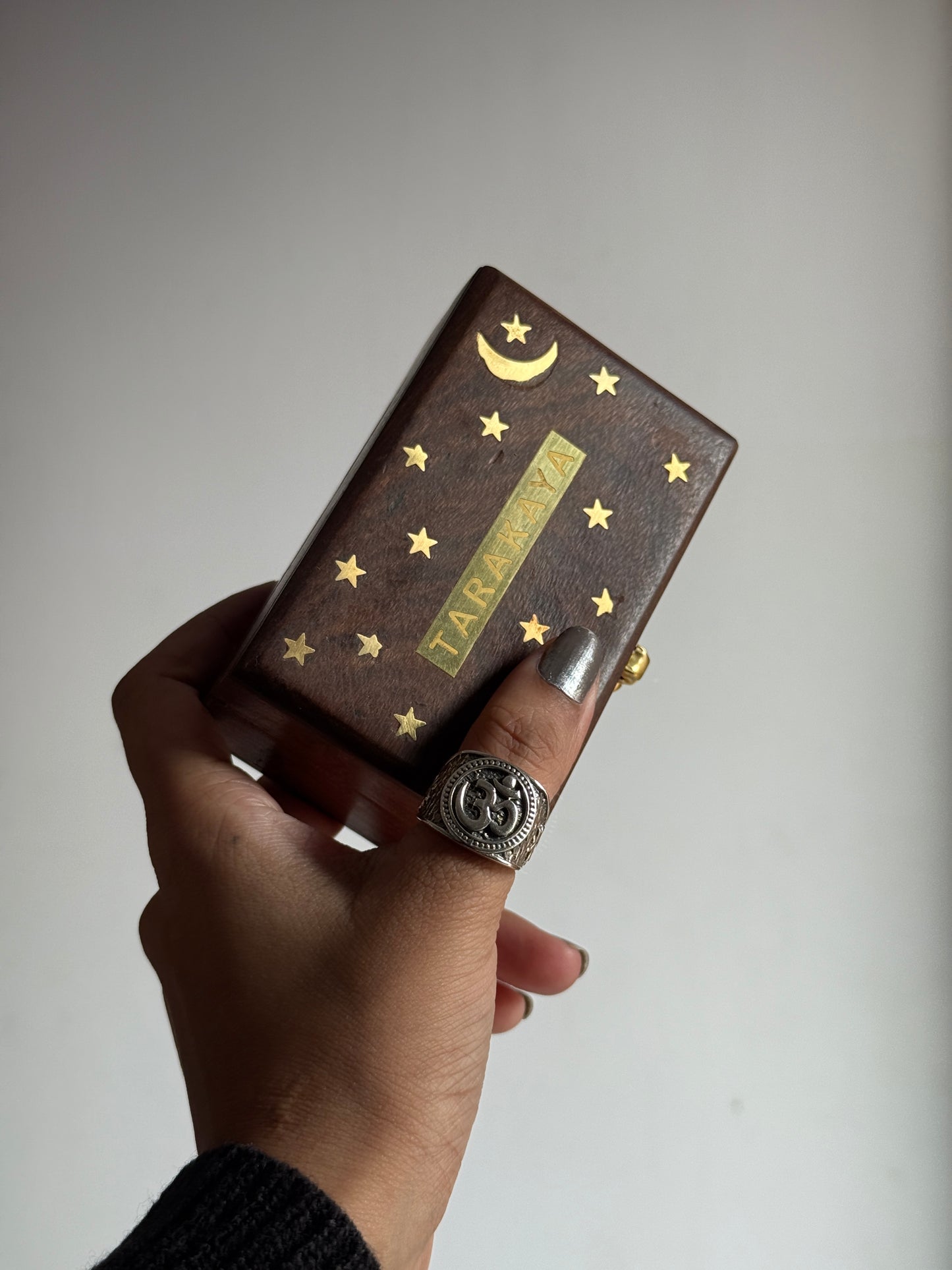 Antique Om/ Aum Statement Chunky 925 Sterling Silver Unisex Ring