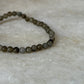 Healing labradorite 4mm crystal bracelet