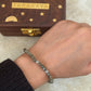 Natural labradorite crystal bracelet 4mm beads