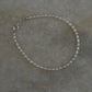 Boho natural fresh water pearls 925 sterling silver anklet