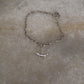 925 Sterling silver paper clip chain bracelet featuring dachshund pendant