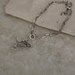 Handcrafted 925 sterling silver bicycle charm paper clip bracelet