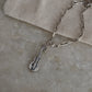 925 Sterling silver paper clip chain bracelet featuring guitar pendant