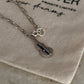 925 sterling silver paper clip bracelet with guitar design charm  
