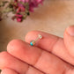 925 Sterling Silver Turquoise South Screw Back Minimal Nose Pin