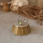 925 sterling silver peridot round heart adjustable band ring 