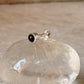 925 Sterling Silver Garnet South Screw Back Minimal Nose Pin
