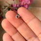925 Sterling Silver Garnet South Screw Back Minimal Nose Pin