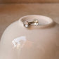925 Sterling Silver White Cz Prong Setting South Screw Back Nose Pin