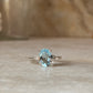 handcrafted 925 sterling silver blue topaz oval gemstone ring