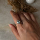  vintage-inspired blue topaz oval 925 sterling silver ring