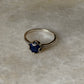 handcrafted 925 sterling silver lapis lazuli round gemstone ring