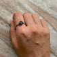artisan 925 sterling silver lapis lazuli solitaire ring  
