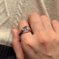 handcrafted 925 sterling silver amethyst hula gemstone ring