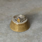  Citrine oval cut solitaire ring in 925 sterling silver