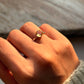 Handmade 925 sterling silver citrine square solitaire ring