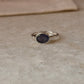 925 sterling silver iolite oval gemstone ring  