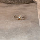 Elegant triangle citrine 925 sterling silver ring