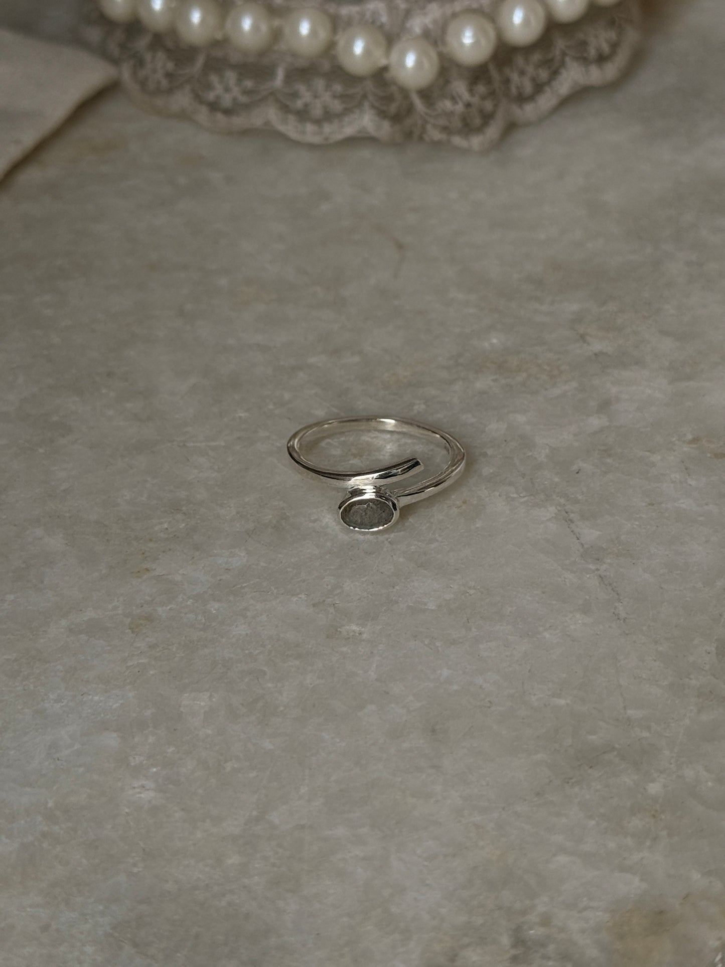 artisan 925 sterling silver labradorite oval ring  