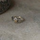 handcrafted 925 sterling silver citrine leaf design ring