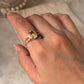 Handmade 925 sterling silver citrine rectangle ring