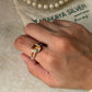 925 sterling silver citrine rectangle ring  