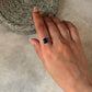 artisan 925 sterling silver lapis lazuli double marquise ring  