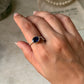 Classic 925 sterling silver iolite oval cut ring