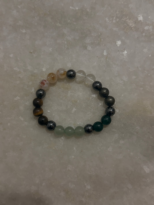 natural crystal dhan yog karz mukti 8mm bracelet  
