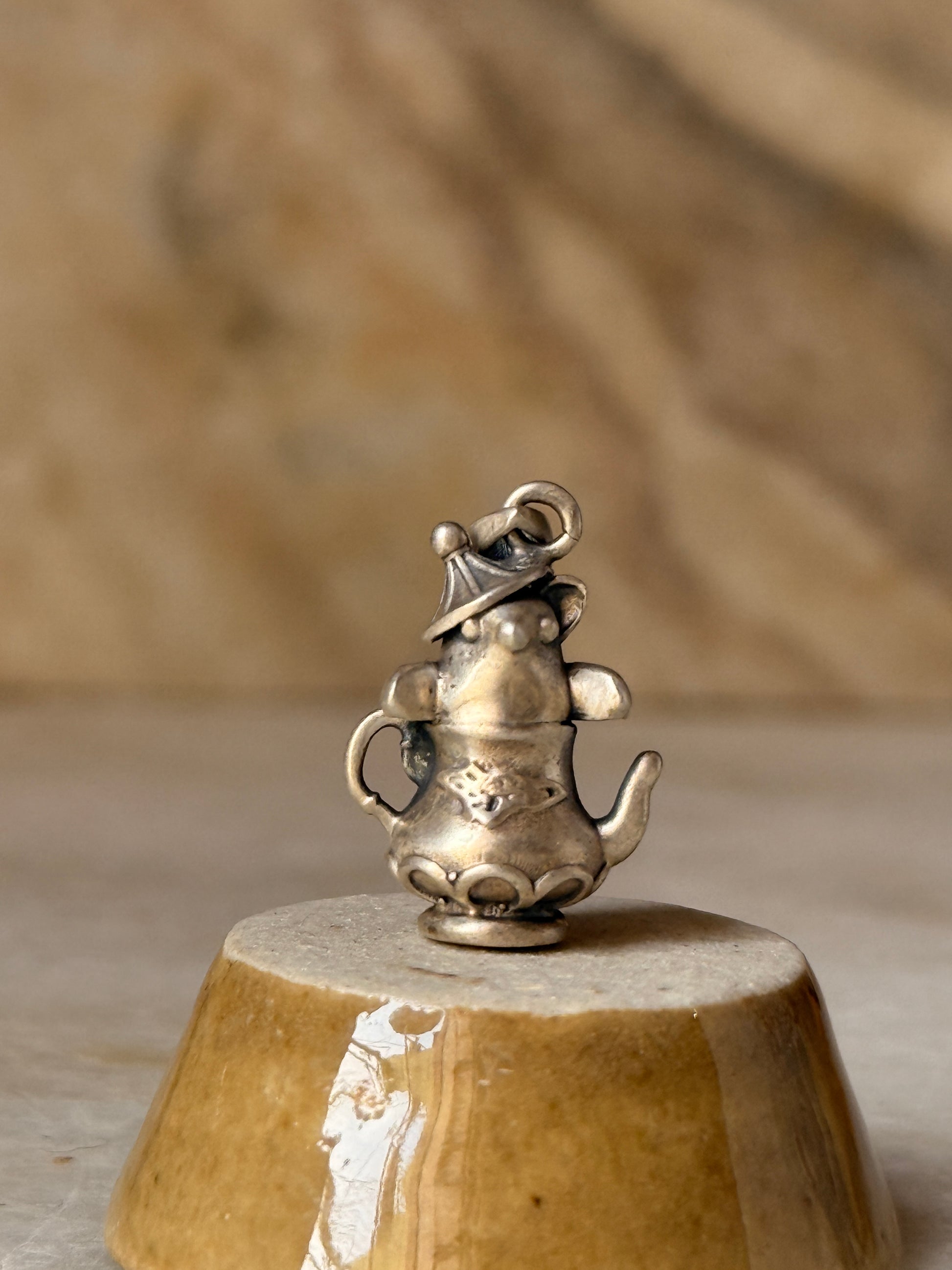 925 sterling silver tea kettle charm pendant jewelry