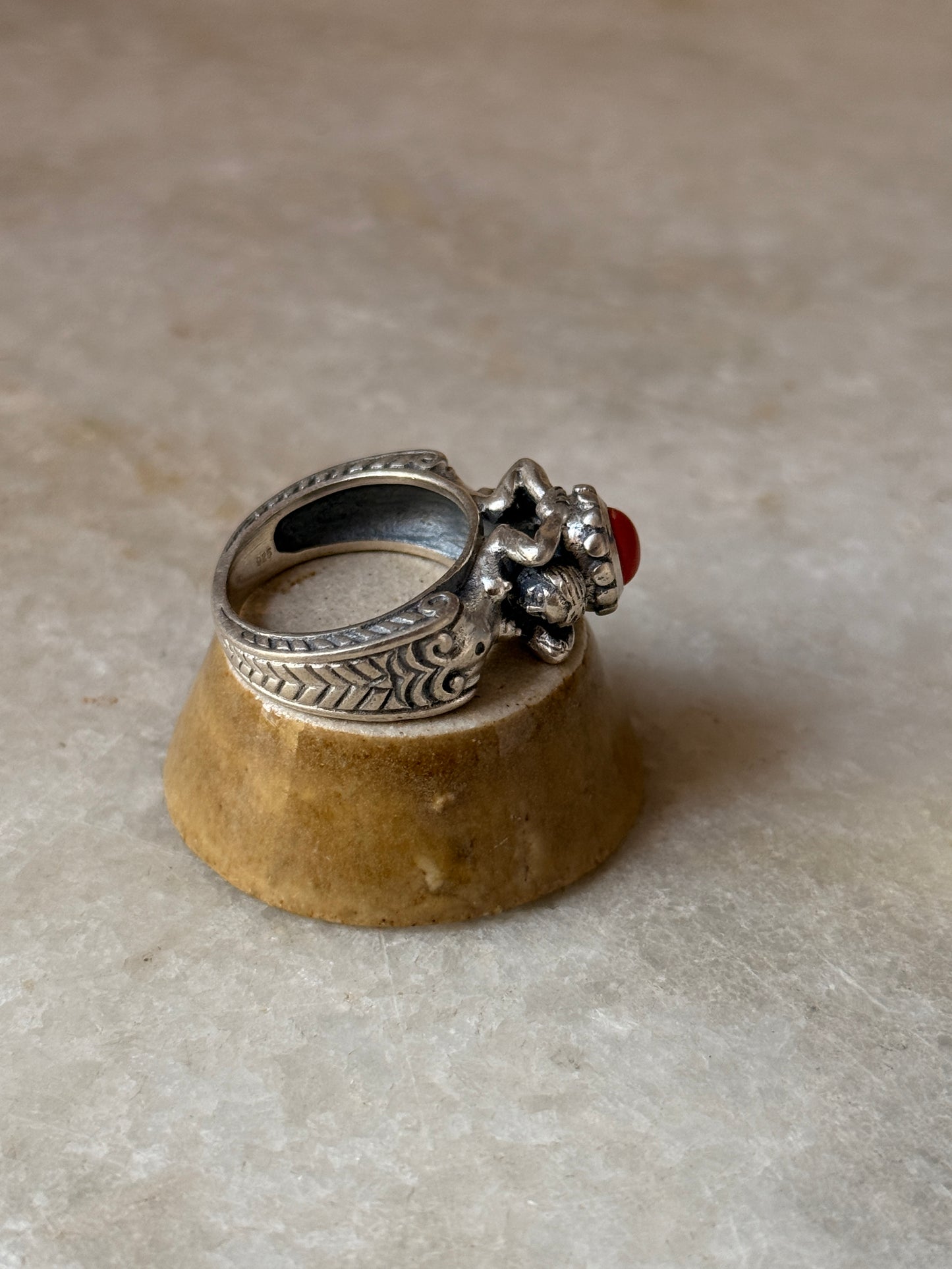 unique 925 sterling silver twin sirens ocean mythology ring