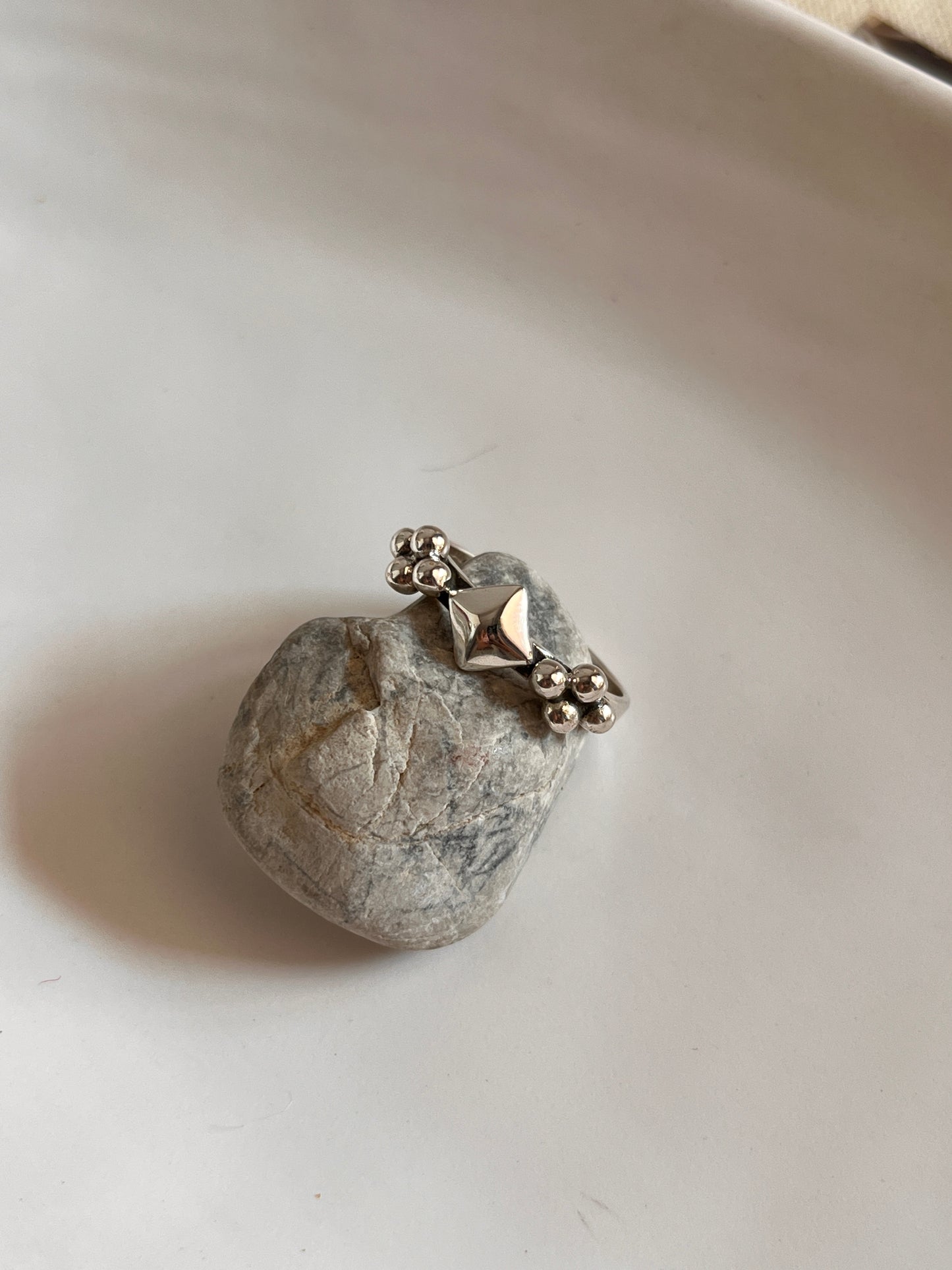 Ethnic Rawa Tribe Design Silver Ring