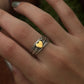 925 Sterling Silver Wire Wrap Heart Handcrafted Band Ring