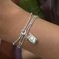 925 Sterling Silver Flip Mobile Phone Pendant Charm