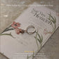 925 Sterling Silver White Topaz North Star Piercing Septum or Nose Ring