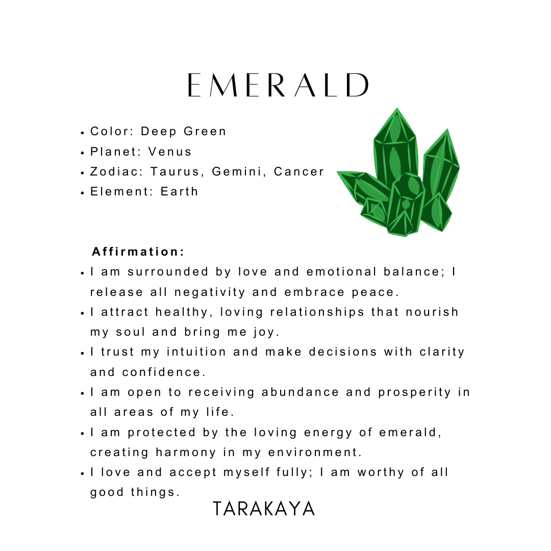 Handcrafted Emerald Silver 