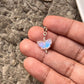 Rainbow Moonstone Butterfly Charm Pendant