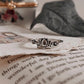Sterling Silver Moving Lotus Ring