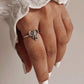 Elegant Boho Hathi Elephant Silver Ring