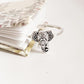 Boho Hathi Silver Ring