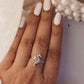 Elegant sea horse silver ring for ocean lovers