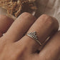 Elegant Teekona silver ring