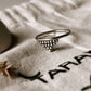 Teekona sterling silver ring